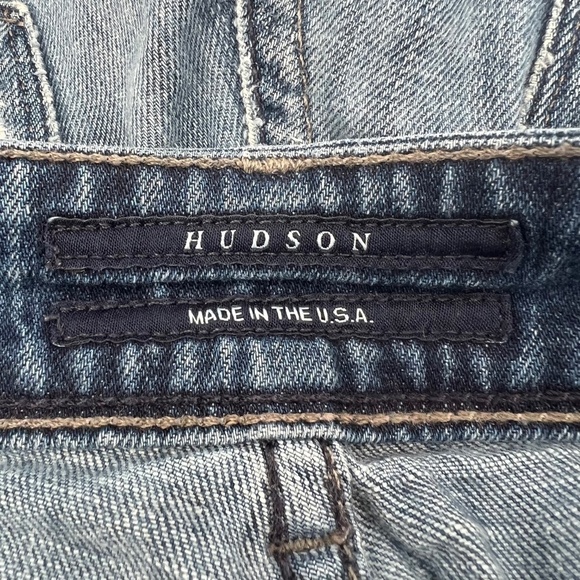 Hudson Jeans Distressed Cuffed Hem Jean Shorts Size 24 Women’s - Picture 2 of 9
